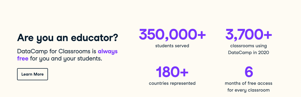 Datacamp for Classroom