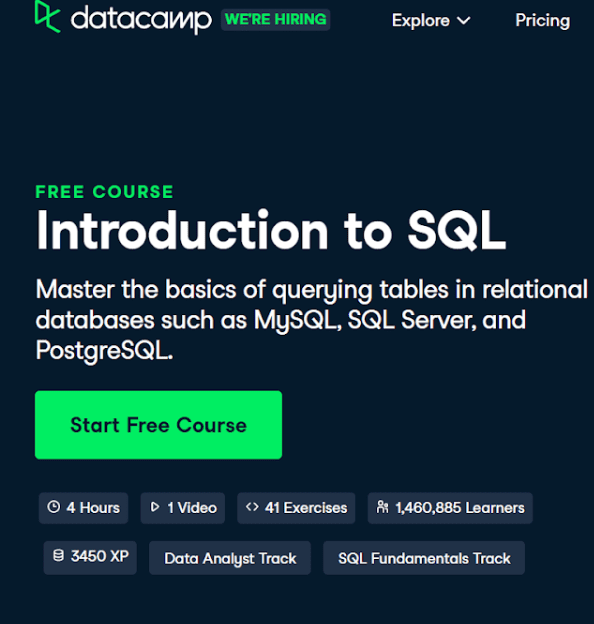 Introduction to sql