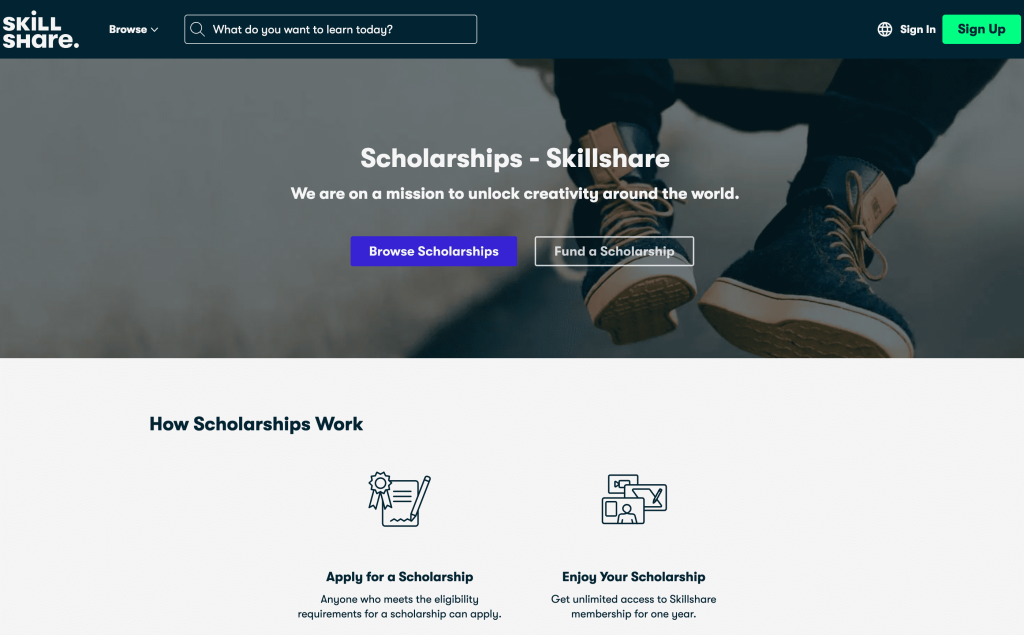 Scholarships-Skillshare