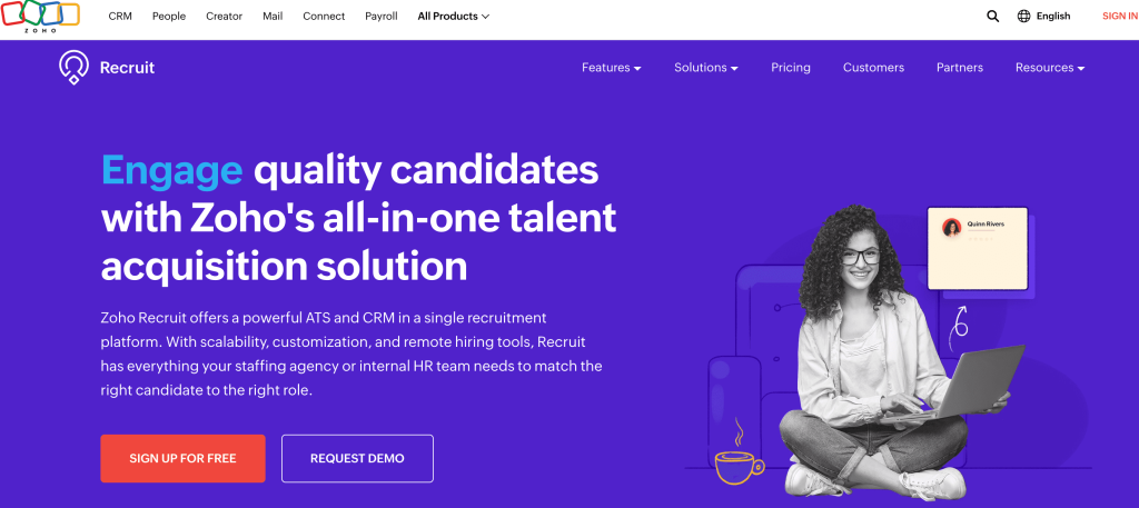 Zoho recruit