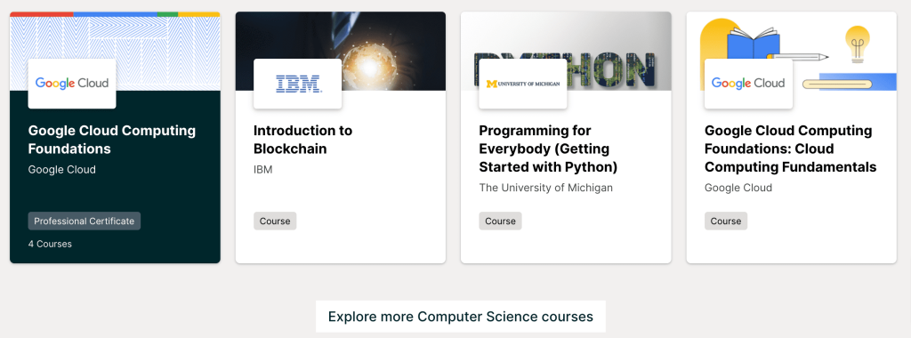 edX data science courses