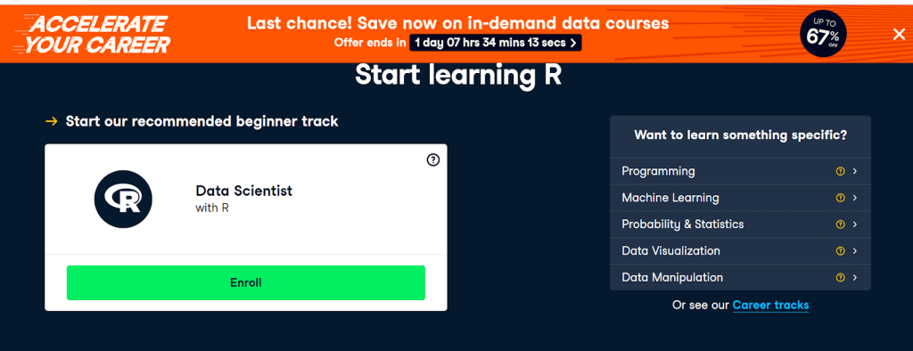 Datacamp trial sale