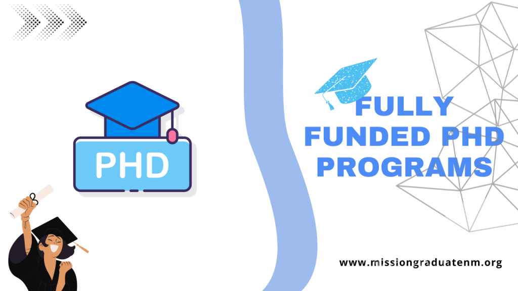 30 fully funded phd programs
