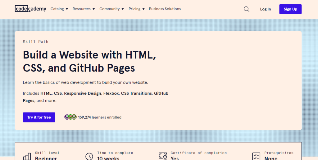 Build a Website with HTML, CSS & GitHub Pages