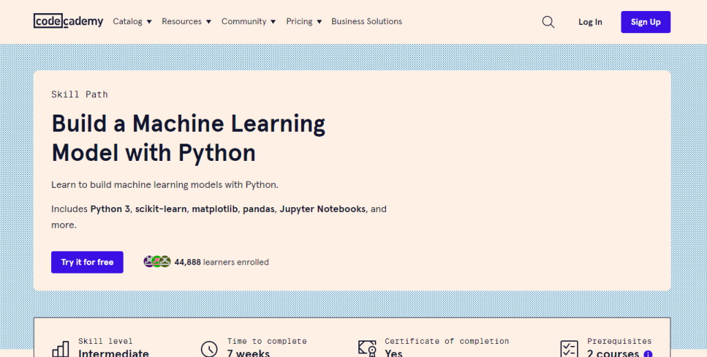Building a Machine Learning Model With Python 