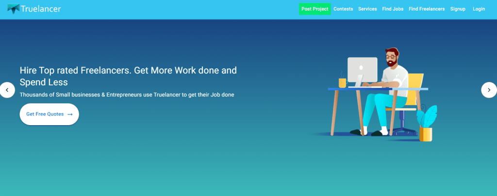 Truelancer overview- Fiverr Alternatives