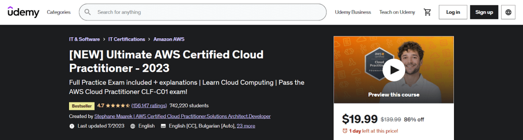 Ultimate AWS Certified Cloud Practitioner