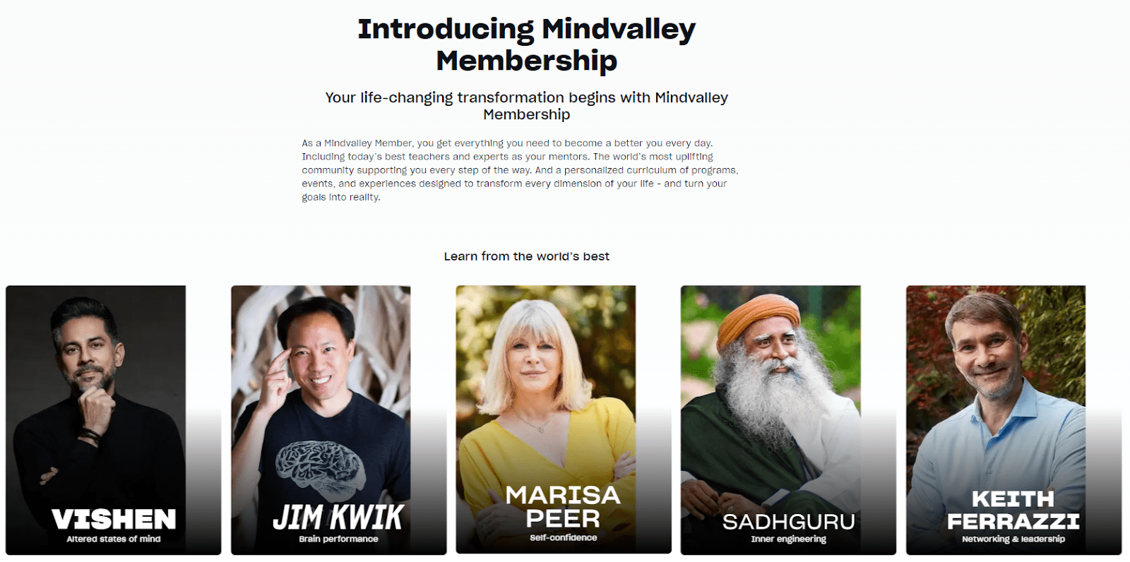Overview of Mindvalley Membership 