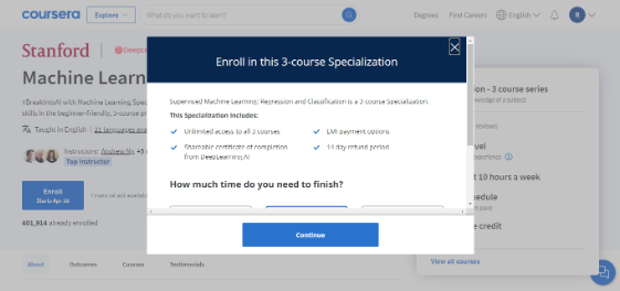 Coursera - Specialization Course
