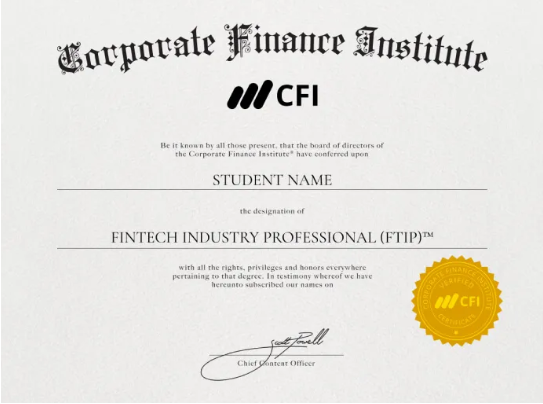 FinTech Industry Professional (FTIP™)