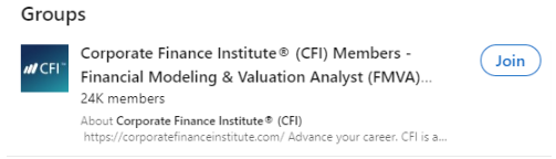 Networking On Corporate Finance Institute