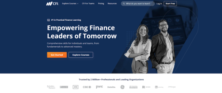 Corporate Finance Institute website Page