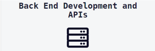 Back End Development and APIs