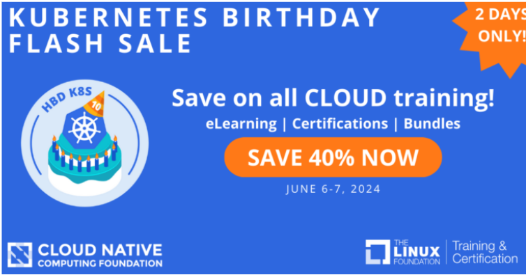 Kubernetes 10th Birthday Sale