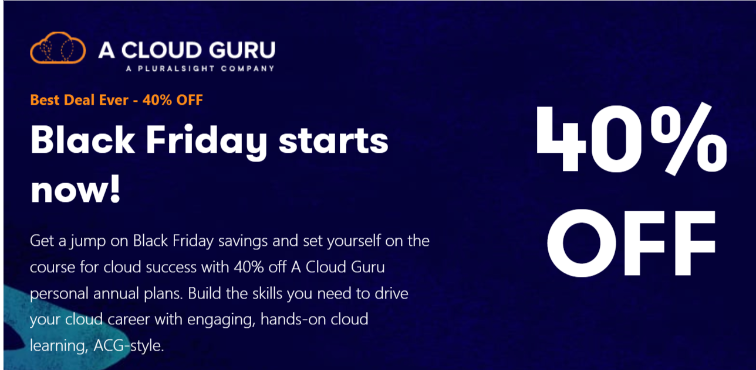 Pluralsight Black Friday