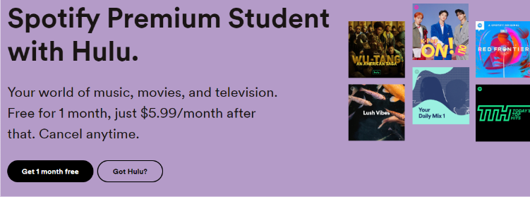 Spotify Student Discount