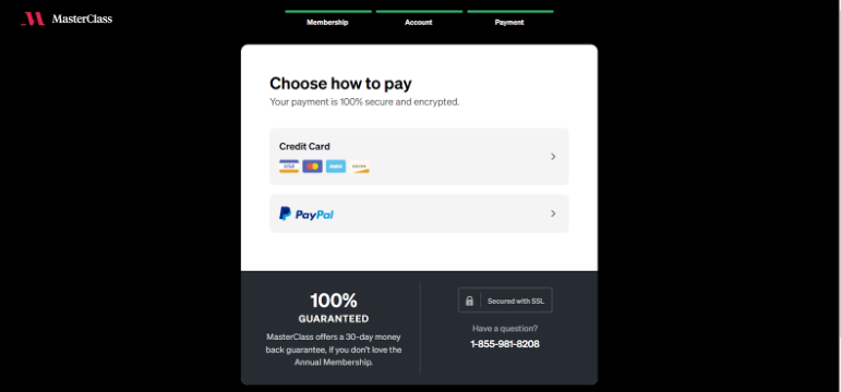 Enter Your Payment Information