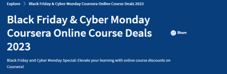 Coursera Black Friday Page