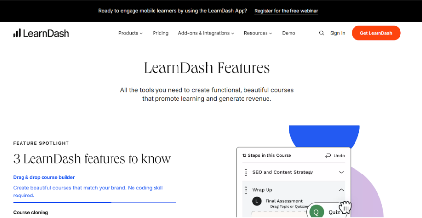 LearnDash Features
