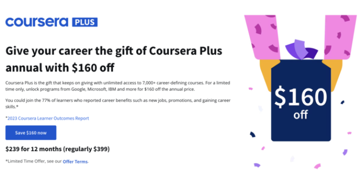 Limited Time Coursera Plus Offer