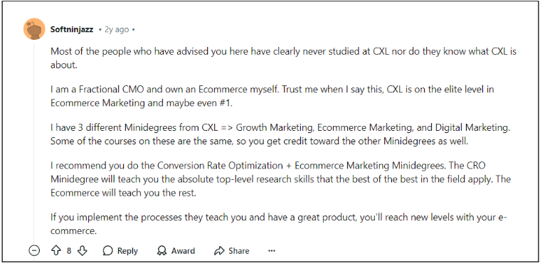 CXL User Review