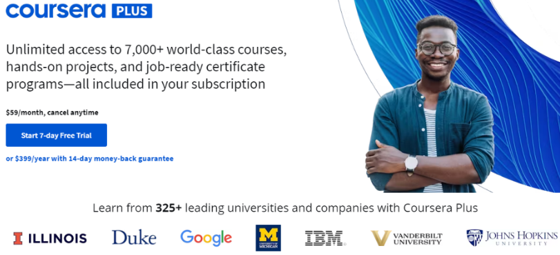 Coursera Plus Subscription Page