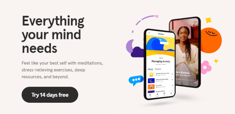 Headspace Free Trial Page