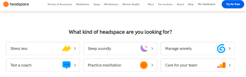 Headspace Official Page