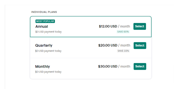 Grammarly Pricing Plans