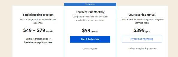 Pricing Structure