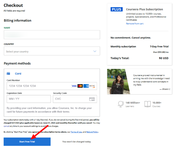Add Card Details