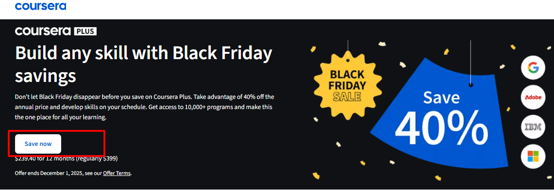 Click On Save Now 