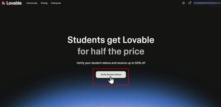 click on Verify Student Status